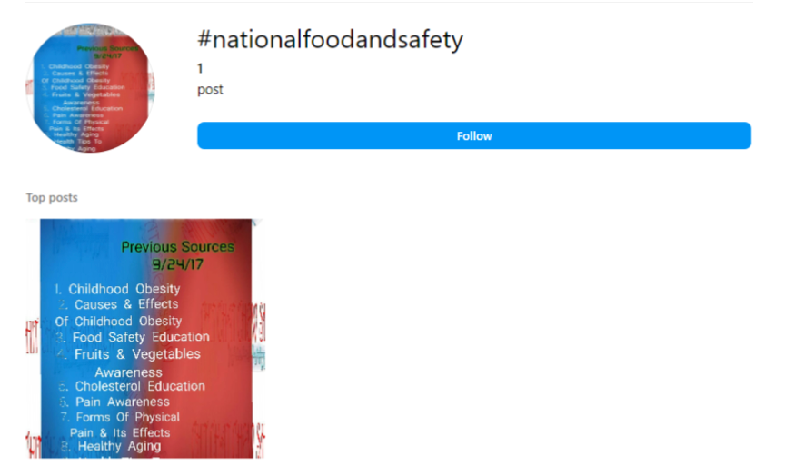 National Food And Safety